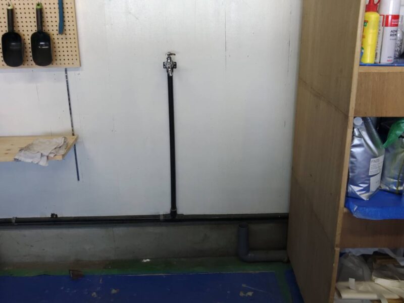 シンクの取り付け