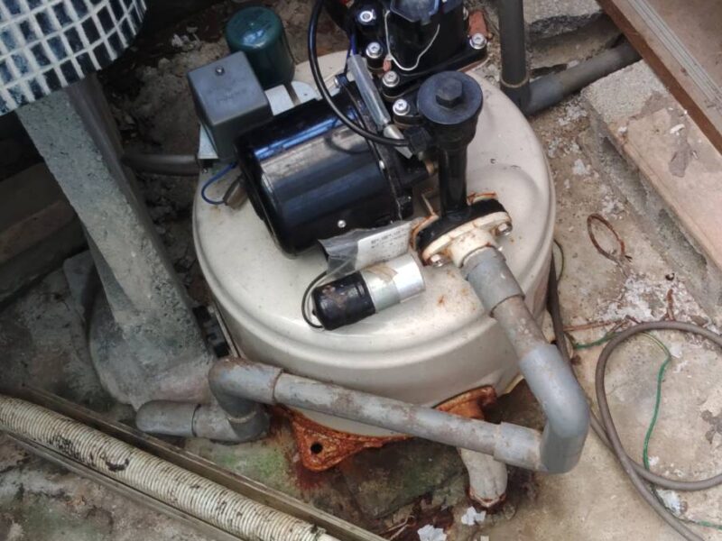 井戸水ポンプの交換